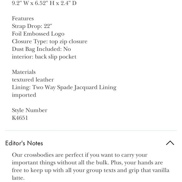 Kate Spade NWT Bailey Crossbody Bag, Candied Cherry (Red) - Textured Leather - Picture 10 of 12